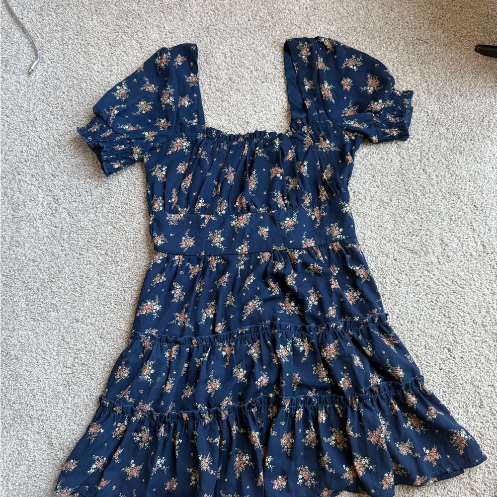 Floral Puff Sleeve Dress